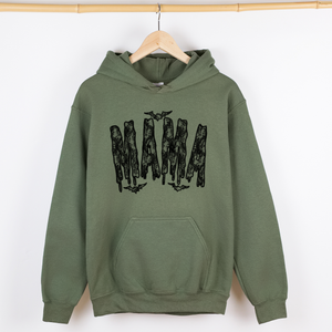 Shimmering Ghost Mama Faux Lace Halloween Coquette Vintage Iridescent Graphic Hoodie — view 6
