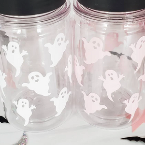 Mommy and Me Matching Halloween Ghost Cups — view 3