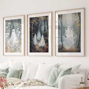 Halloween Ghost Print Trendy Gothic Home Decor — view 6