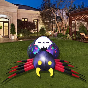 New Halloween Inflatables Blow Up Inflatable Dead Tree Ghost Pumpkin Owl Grim Reaper for Halloween Yard Outdoor Decorations — view 1
