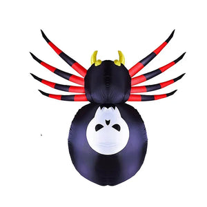 New Halloween Inflatables Blow Up Inflatable Dead Tree Ghost Pumpkin Owl Grim Reaper for Halloween Yard Outdoor Decorations — view 3