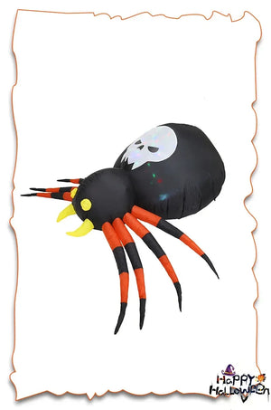 New Halloween Inflatables Blow Up Inflatable Dead Tree Ghost Pumpkin Owl Grim Reaper for Halloween Yard Outdoor Decorations — view 6