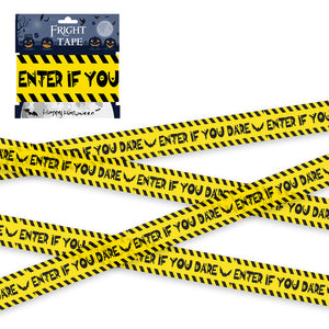 Halloween Warning Strip Tape - Plastic Isolation Decoration Tape for Horror Atmosphere — view 5