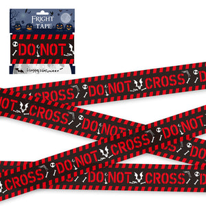Halloween Warning Strip Tape - Plastic Isolation Decoration Tape for Horror Atmosphere — view 8
