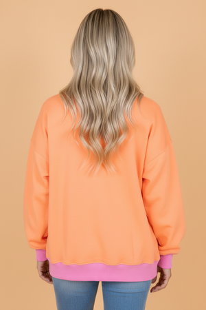 Halloween SPOOKY Polka Dot Letter Print Sweatshirt — view 2