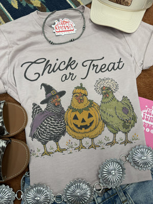 Chick or Treat Halloween Graphic Tee — view 1