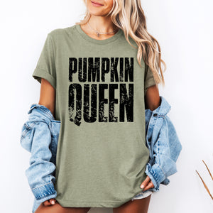 Pumpkin Queen Halloween Autumn Seasonal Celebration Limited Edition Premium Graphic Tee — view 2
