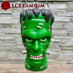 Giant Frankenstein Monster Pendant Lantern Prop 20-Inch-Tall Waterproof Outdoor Halloween Decoration — view 10