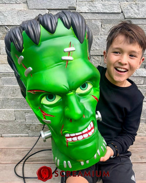 Giant Frankenstein Monster Pendant Lantern Prop 20-Inch-Tall Waterproof Outdoor Halloween Decoration — view 3
