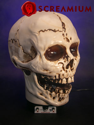 Giant Skull Animatronic Lamp Prop 20-Inch-Tall Heavy Duty Polyresin Halloween Decoration — view 12