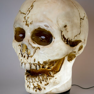 Giant Skull Animatronic Lamp Prop 20-Inch-Tall Heavy Duty Polyresin Halloween Decoration — view 18