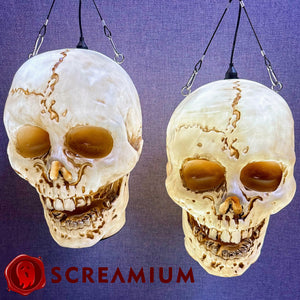 Giant Skull Pendant Lantern Prop 20-Inch-Tall Waterproof Outdoor Halloween Decoration — view 15