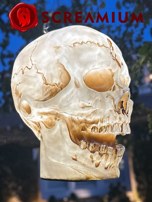 Giant Skull Pendant Lantern Prop 20-Inch-Tall Waterproof Outdoor Halloween Decoration — view 9