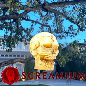 Giant Skull Pendant Lantern Prop 20-Inch-Tall Waterproof Outdoor Halloween Decoration — view 5