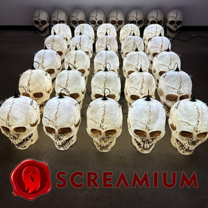Giant Skull Pendant Lantern Prop 20-Inch-Tall Waterproof Outdoor Halloween Decoration — view 13