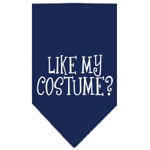 Halloween Pet and Dog Bandana Screen Printed, "Like My Costume?" — view 12