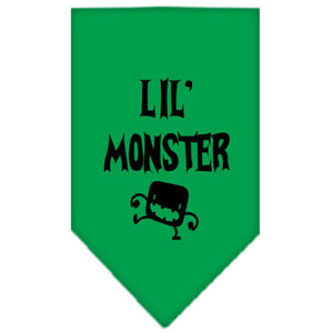 Halloween Pet and Dog Bandana Screen Printed, "Lil Monster" — view 10