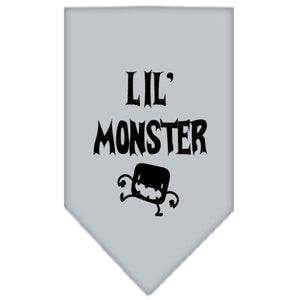 Halloween Pet and Dog Bandana Screen Printed, "Lil Monster" — view 11