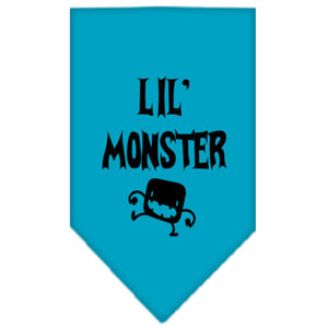 Halloween Pet and Dog Bandana Screen Printed, "Lil Monster" — view 12
