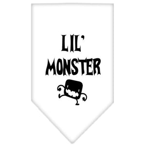 Halloween Pet and Dog Bandana Screen Printed, "Lil Monster" — view 13