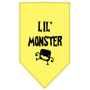 Halloween Pet and Dog Bandana Screen Printed, "Lil Monster" — view 14