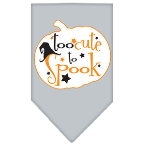 Halloween Pet and Dog Bandana Screen Printed, "Too Cute To Spook" — view 11
