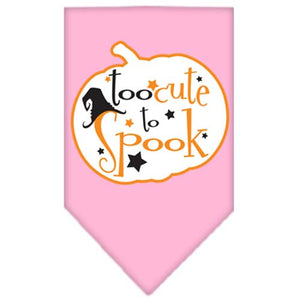 Halloween Pet and Dog Bandana Screen Printed, "Too Cute To Spook" — view 10