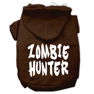 Halloween Pet Hoodie Screen Printed, "Zombie Hunter" — view 10