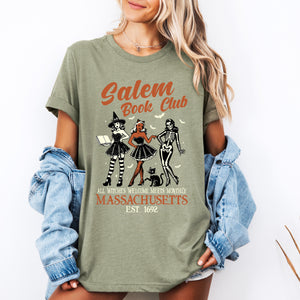 Salem Book Club Est 1692 Retro Vintage Halloween Reading Books Collector's Edition Graphic Tee — view 4