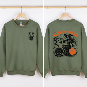 Season Of The Witch Night Of Horrors Vintage Halloween Limited Edition Sweatshirt — view 4