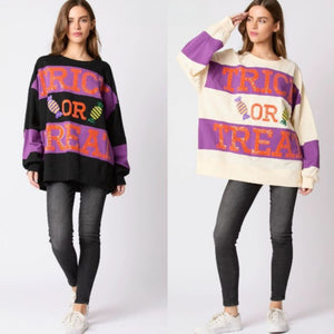 Sequin Halloween Sweatshirt for Women – Sparkly Festive Top — view 1