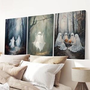Dark Halloween Spooky Ghost Wall Art Prints Decor — view 6