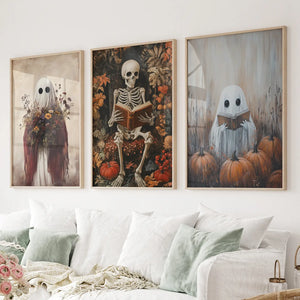 Halloween Skeleton Wall Art Decorations Posters — view 7