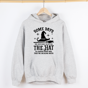 Season Of The Witch Retro Halloween Monster Artwork And Sassy Spooky Vibes Graphic Hoodie — view 1