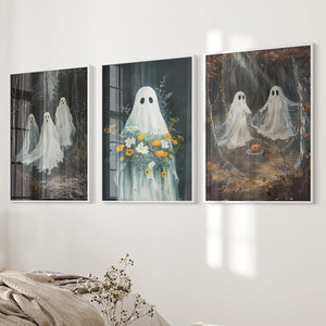 Halloween Ghosts in the Forest Wall Art Prints — view 7