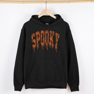 Spooky Strawberry Skeleton Coquette Halloween Faux Lace Vintage-Inspired Graphic Hoodie — view 3