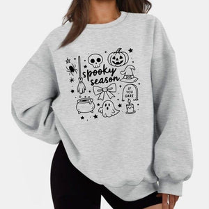 Spooky Season Sweatshirt – Cozy & Classic Halloween Crewneck — view 1