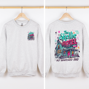 The Skellie Motel Halloween Front And Back Spooky Witches Limited Edition Sweatshirt — view 2