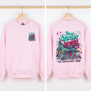 The Skellie Motel Halloween Front And Back Spooky Witches Limited Edition Sweatshirt — view 4