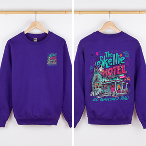 The Skellie Motel Halloween Front And Back Spooky Witches Limited Edition Sweatshirt — view 5