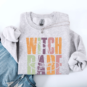 Witch Babe Halloween Mood Vibes Cozy Nightfall Mystic Spirit Edition Extra Sweatshirt — view 6