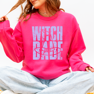 Witch Babe Halloween Mood Vibes Cozy Nightfall Mystic Spirit Edition Extra Sweatshirt — view 10