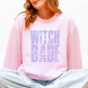 Witch Babe Halloween Mood Vibes Cozy Nightfall Mystic Spirit Edition Extra Sweatshirt — view 3
