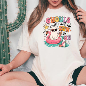 Summerween Shirt - Retro Spooky Beach Tee | Pastel Goth Halloween Summer Top — view 2