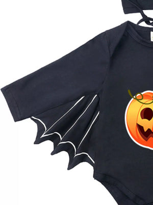 Children's Halloween Bat Bodysuit & Hat Costume Set — view 29