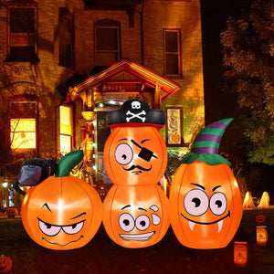 AGPTEK 4.9 Ft. Halloween Pumpkin Outdoor Decoration — view 1