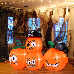 AGPTEK 4.9 Ft. Halloween Pumpkin Outdoor Decoration — view 7