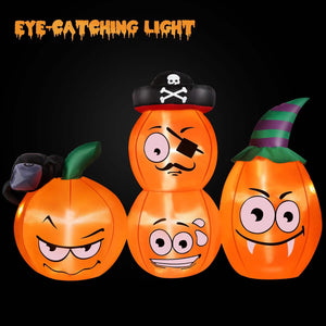 AGPTEK 4.9 Ft. Halloween Pumpkin Outdoor Decoration — view 3
