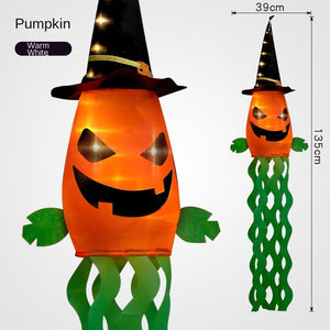 Halloween decorative hair dryer flag pendant ghost festival atmosphere luminous ghost hair dryer outdoor tree hanging supplies hanging ghost — view 7