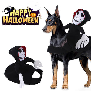 Funny Pet Decoration Dress Up Pet Cosplay Clothes Spider Pumpkin Vest — view 1